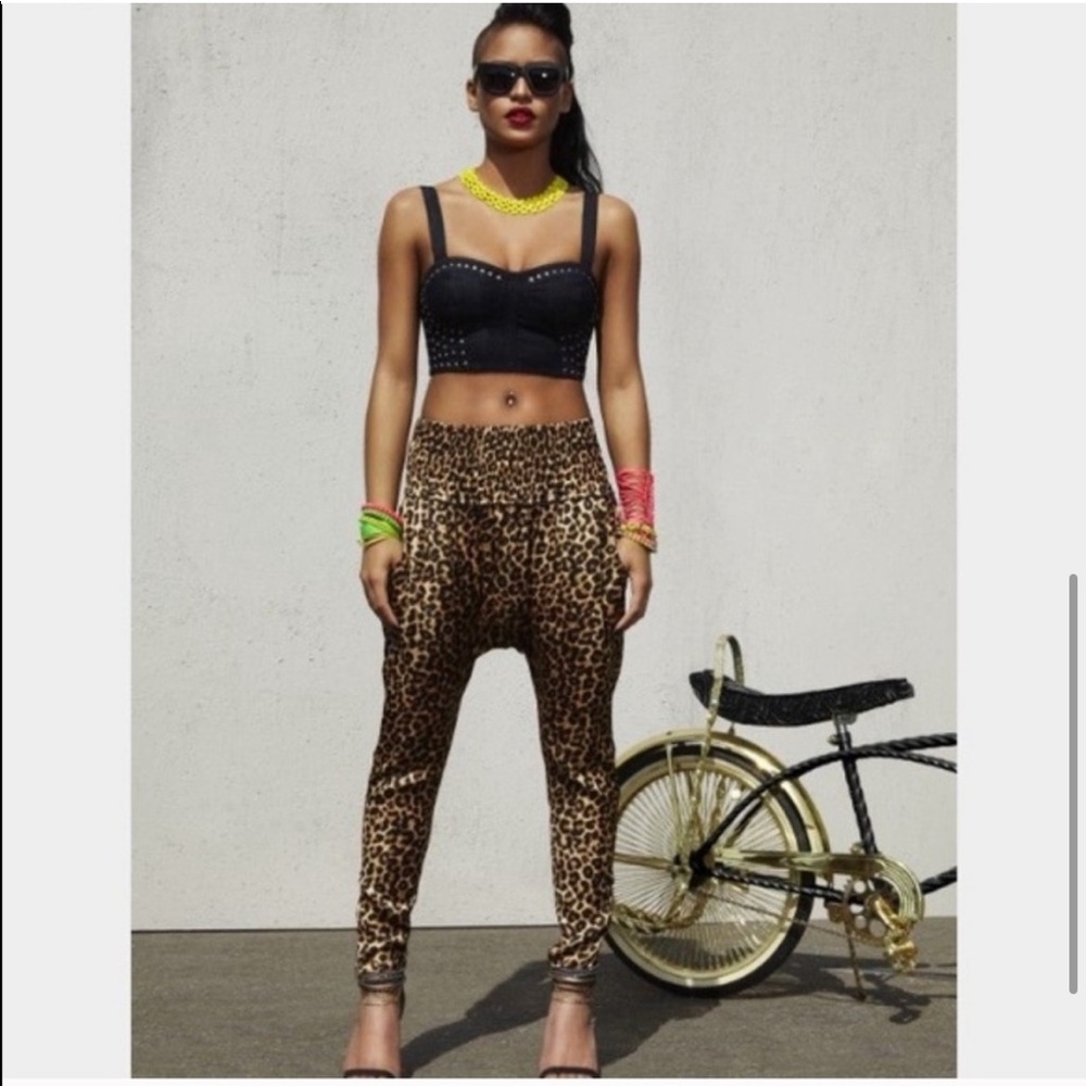 3/$10 Forever21 leopard harem pants